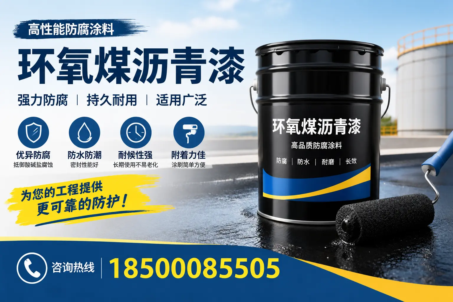 环氧煤沥青漆的施工步骤详解，菏泽装修必备知识