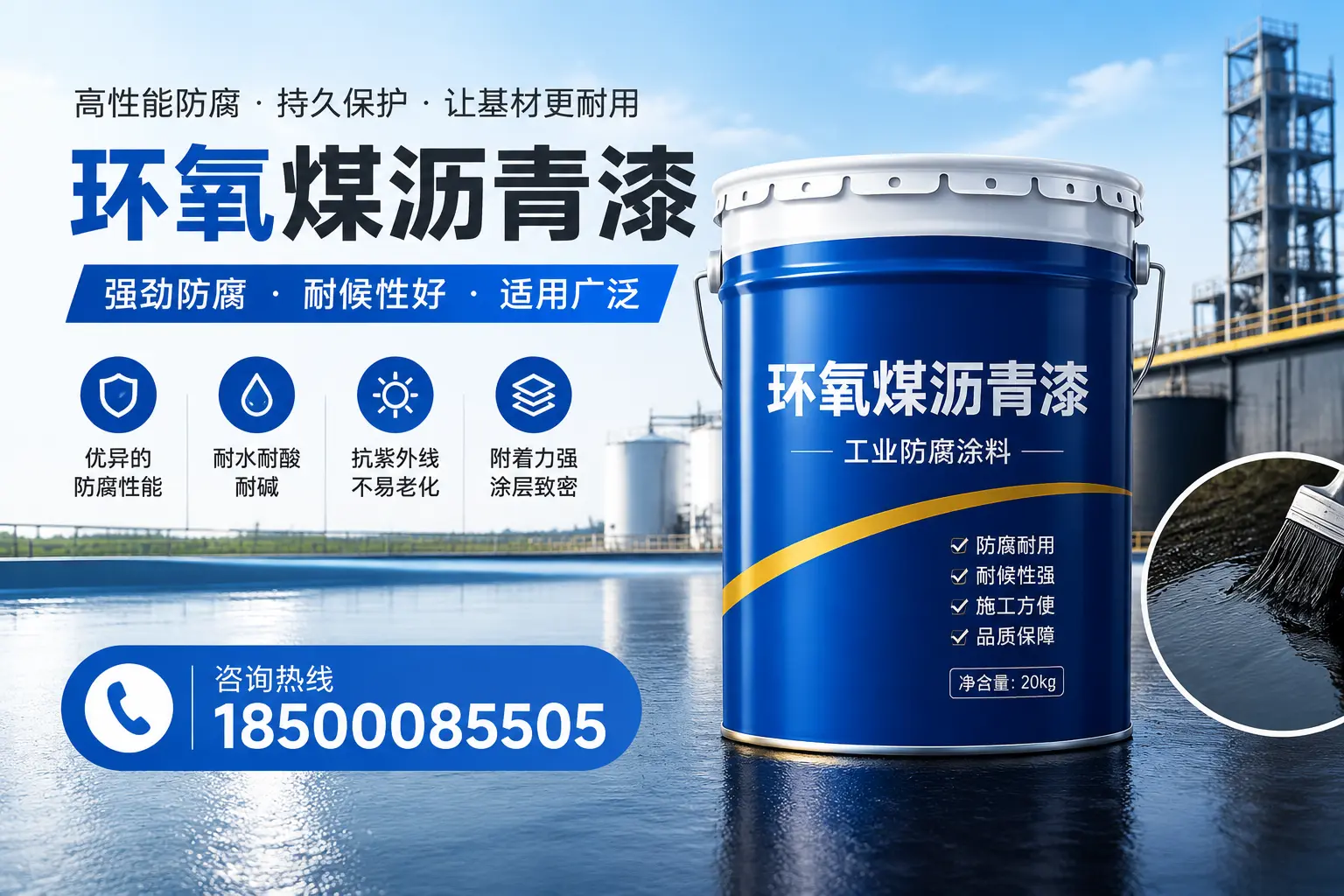 环氧煤沥青漆的特性与应用解析，适合菏泽地区的行业需求